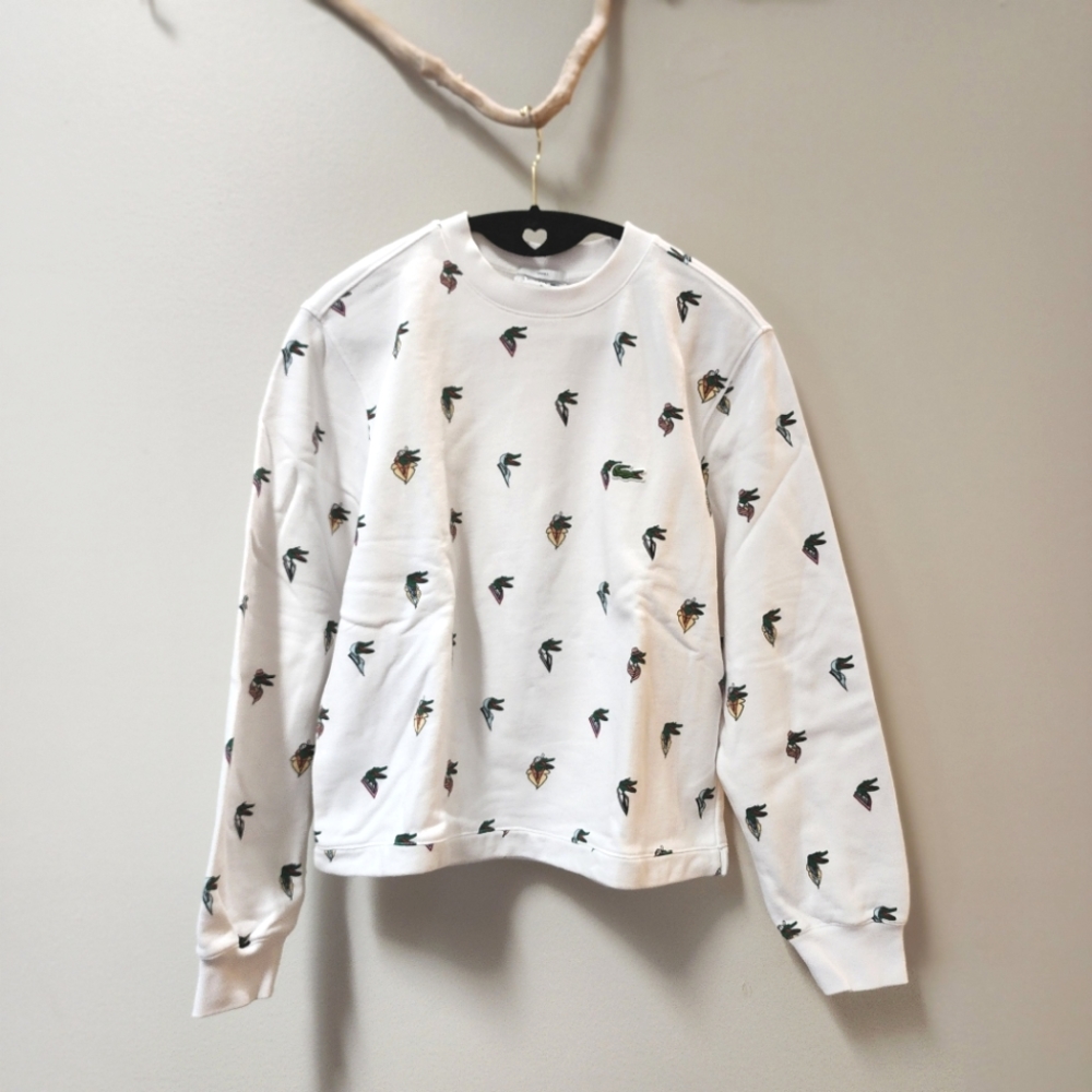 🐊 Lacoste x Jean-Michel Tixier Logo Print Sweatshirt XS